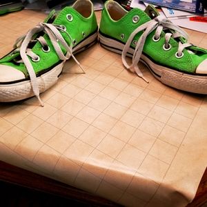 Lime Green Converse All Stars Size 6
